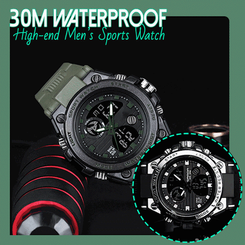 30m Waterproof Premium Men’s Sports Watch