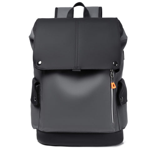 PU Unisex Backpack Waterproof Anti-splash Wear-resistant