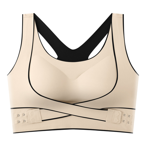 Shockproof push up sports bra