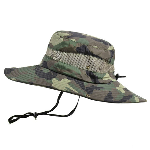 UPF 50+ Sun Protection Hats Men - Wide Brim Sun Hat for Outdoor Sport