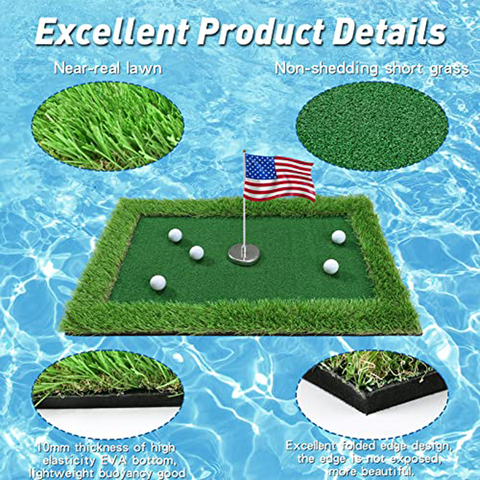 Pool Putting Green Golf Mat Floating,Floating Golf Turf Game