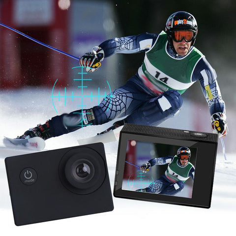Mini 4K Sports Camera Kit with Waterproof Case