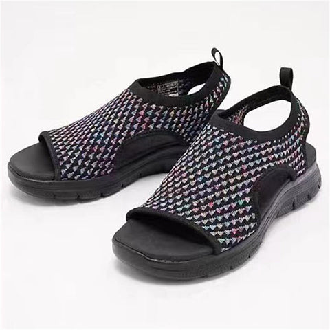 Women's Side Hollow Out Breathable Mesh Sports Sandals for Summer