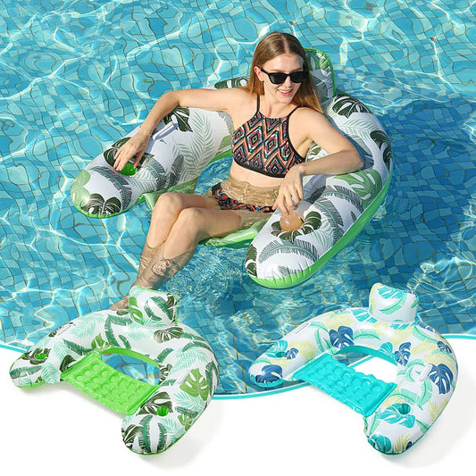 2 Pack Pool Float Chair Inflatable