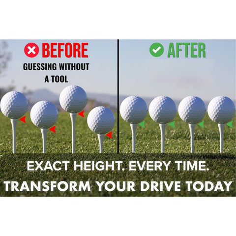 Adjustable Golf Tee Height Tool