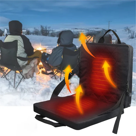 Foldable Heated Seat Cushion - 3 Level Temperature Controller Seat Cushion Heater Pad