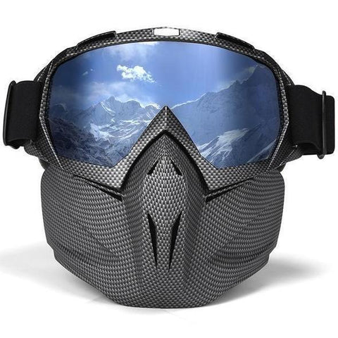 Premium Windproof Anti-Fog Motorcycling And Skiing Sport Mask Goggles With Box