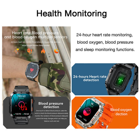New K57Pro Call Smart Watch Music Weather 1.96 Inch Heart Rate Blood Pressure Blood Oxygen Smart Watch
