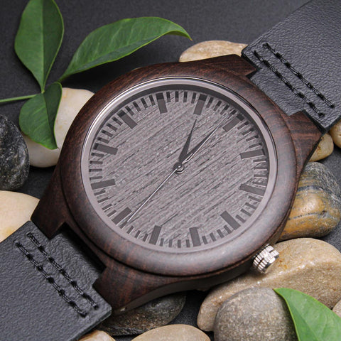 Dad You Are My Inspiration | Engraved Wooden Watch