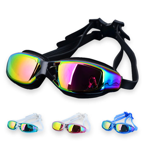 Waterproof UV Anti Fog Swimming Goggles Swim Glasses