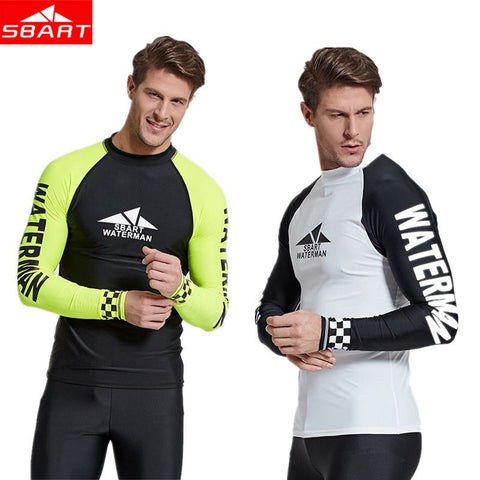SBART Long Sleeve Diving Wetsuit Lycra Quick-dry Sun Protection T-shirt