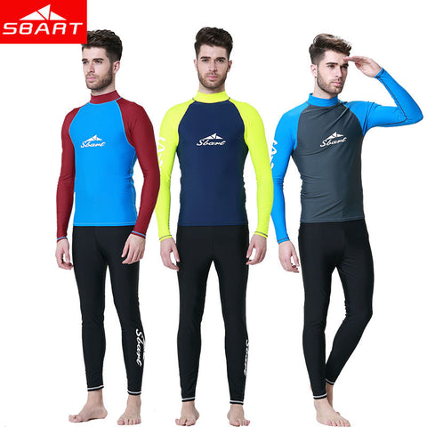 SBART Long Sleeve Rashguards Swim Shirts