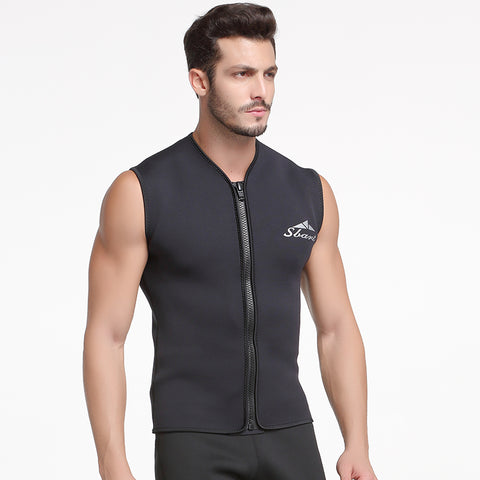 SBART 5MM Neoprene Wetsuit Vest Men's Top Jacket Sleeveless