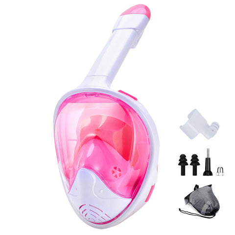 Full Face Snorkel Mask with Detachable Camera Mount