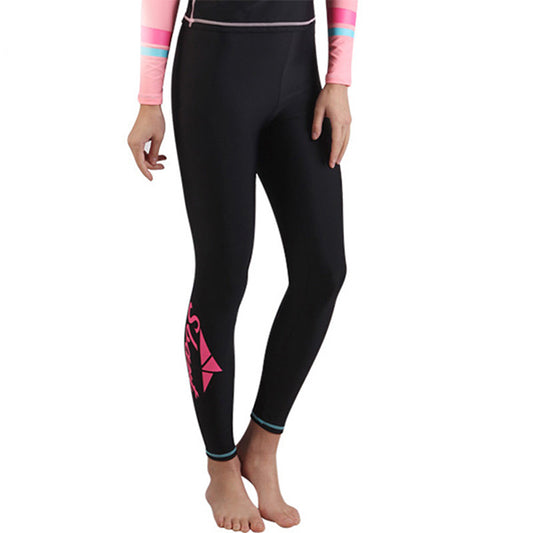 SBART Women Snorkeling Leggings Wetsuit Pant Rash Guard Tight Pants