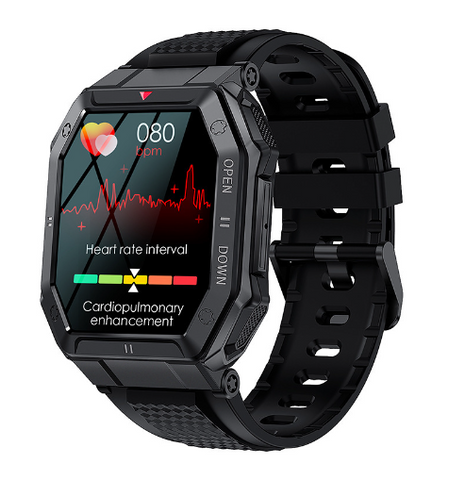 Outdoor New K55 Smart Watch Bluetooth Call Heart Rate Blood Pressure Oxygen Stopwatch Music Multi-sport Mode Bracelet